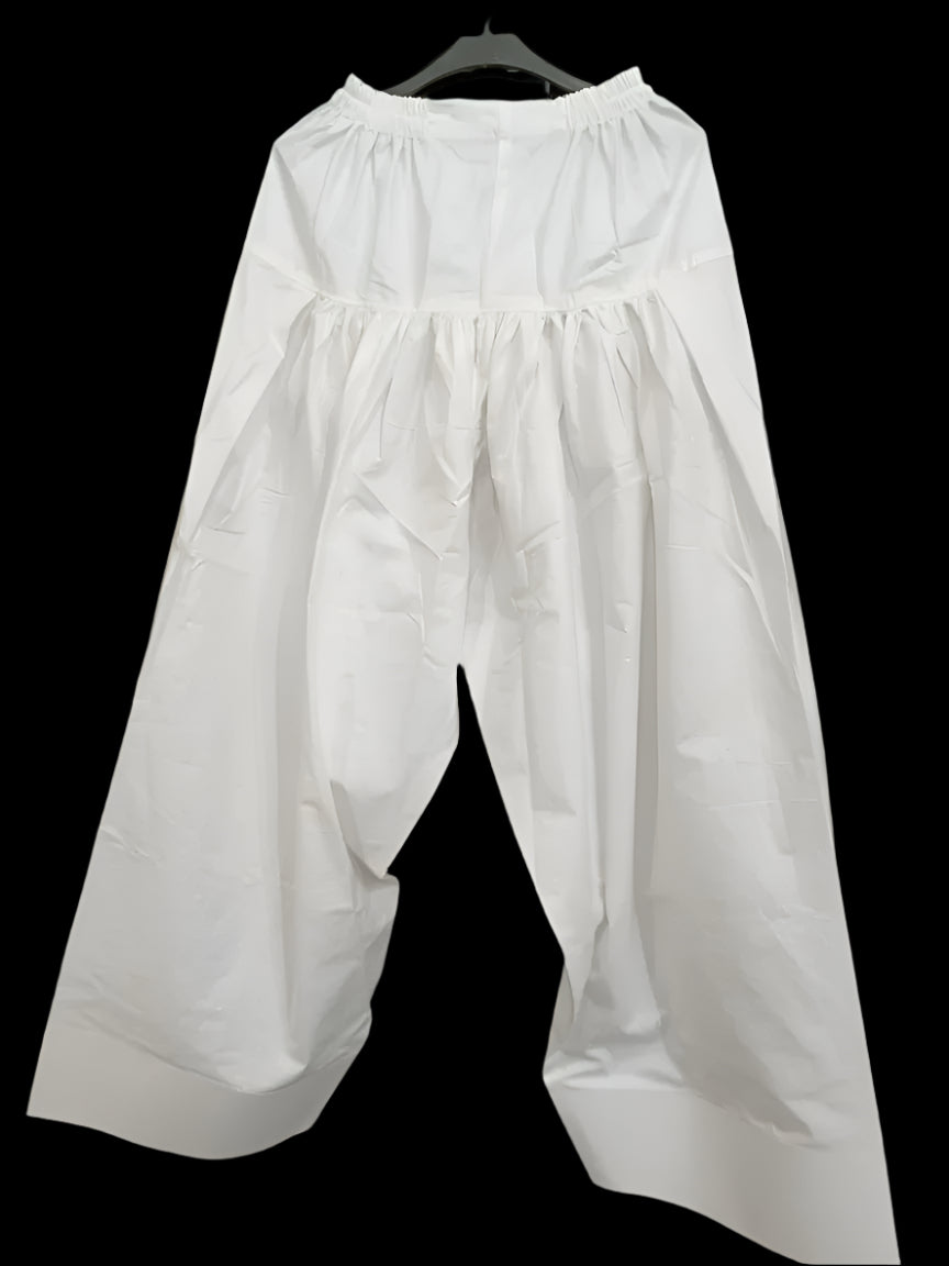 Farshi shalwar Cotton (White)