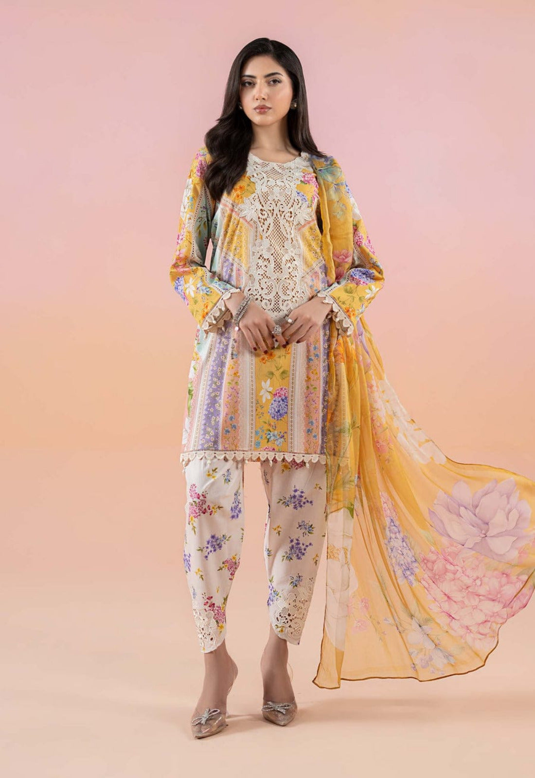 3 Piece Stitched Lawn Pret Collection