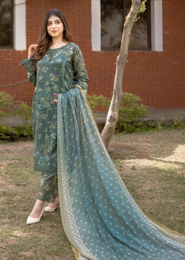 3 Piece Stitched Lawn Pret Collection