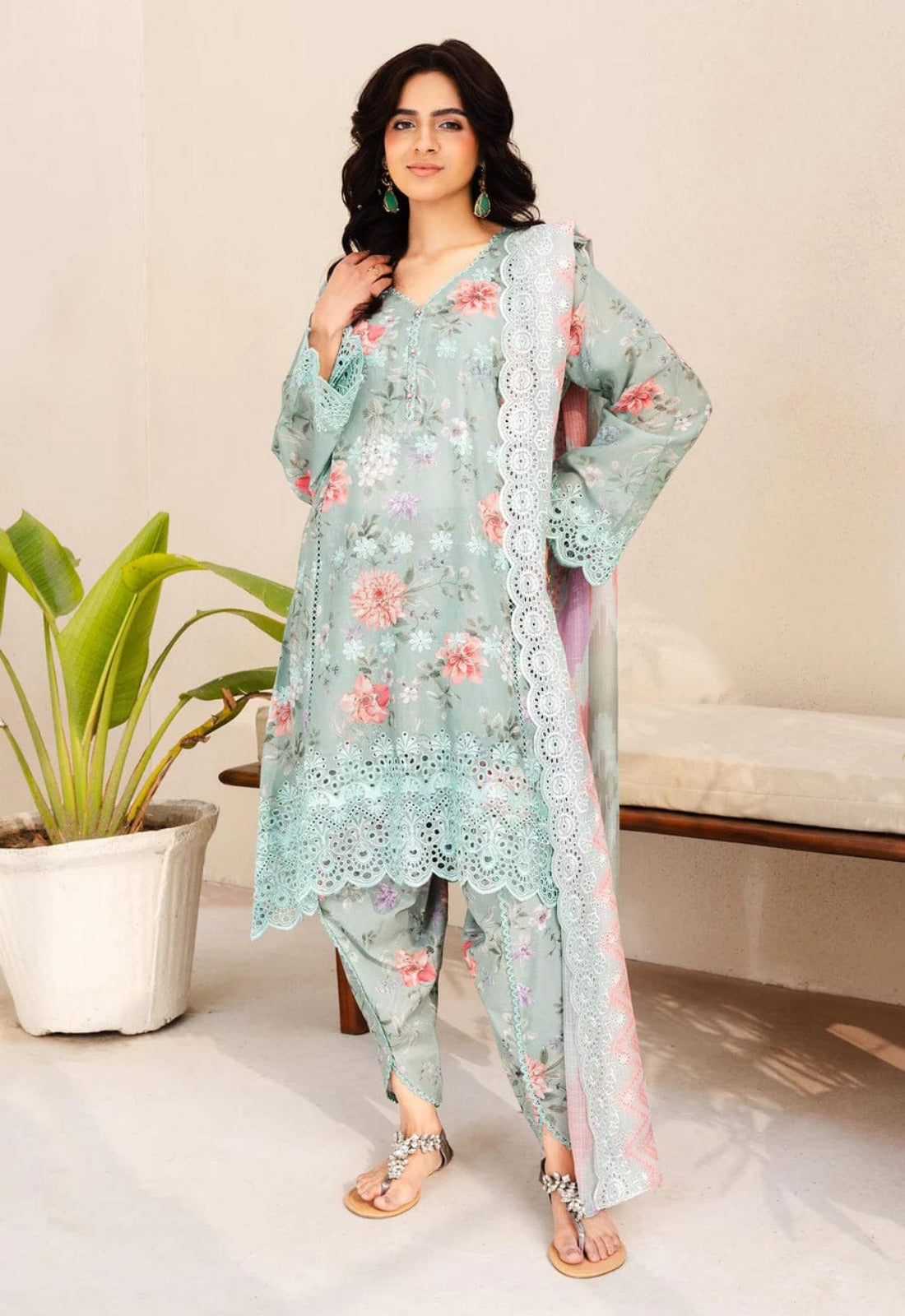 3 Piece Stitched Lawn Pret Collection