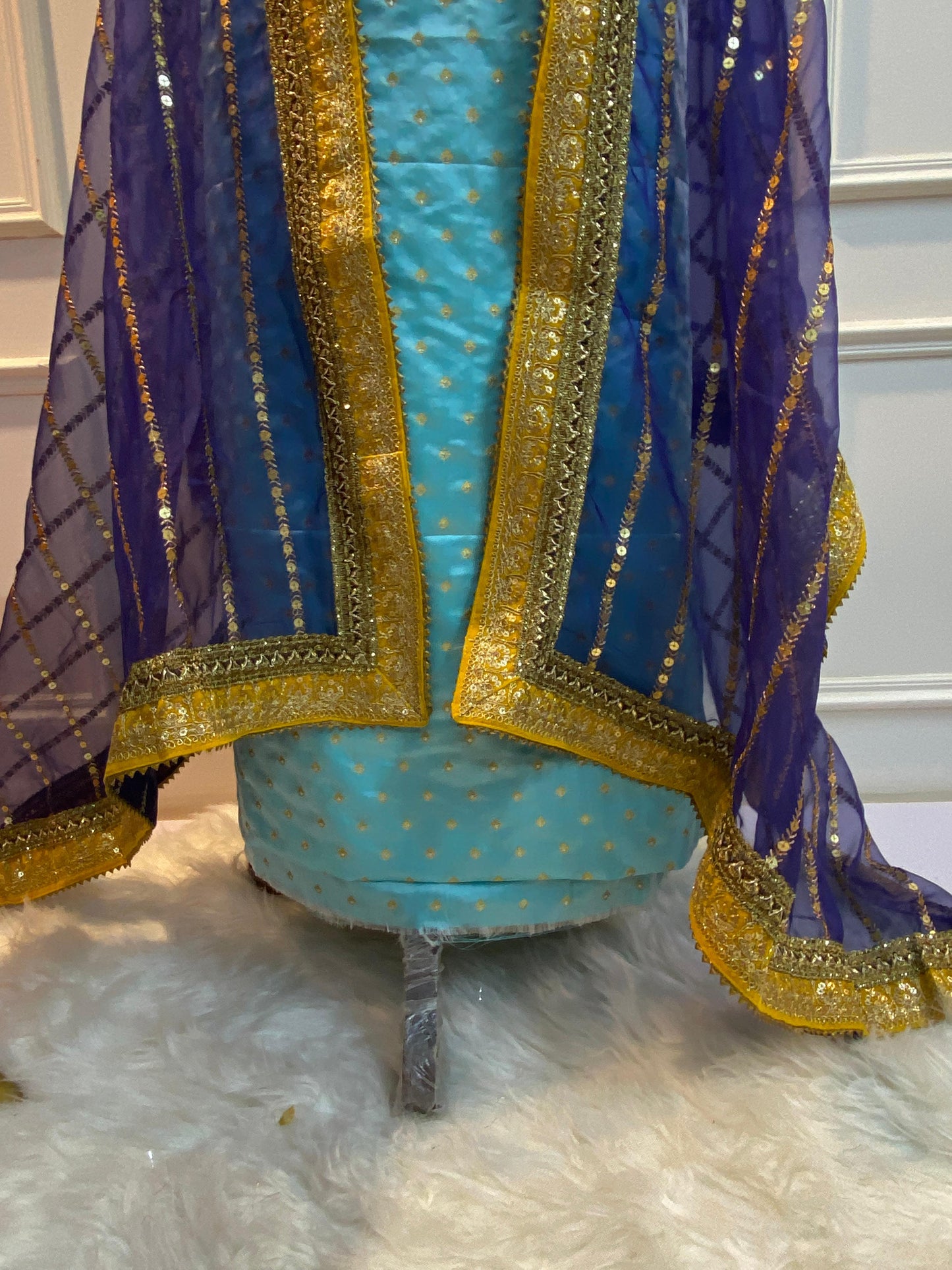 Fancy Banarsi 3 pc suit (Chand)