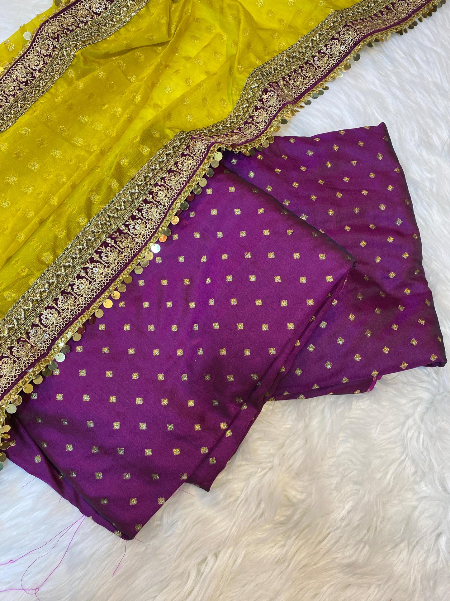 Fancy Banarsi 3 pc suit(Mukalma)