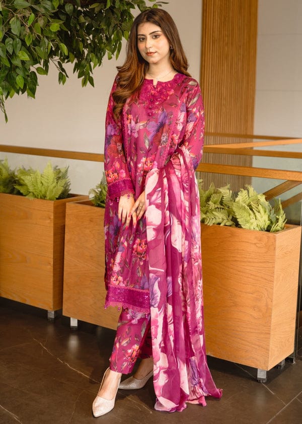 3 Piece Stitched Lawn Pret Collection