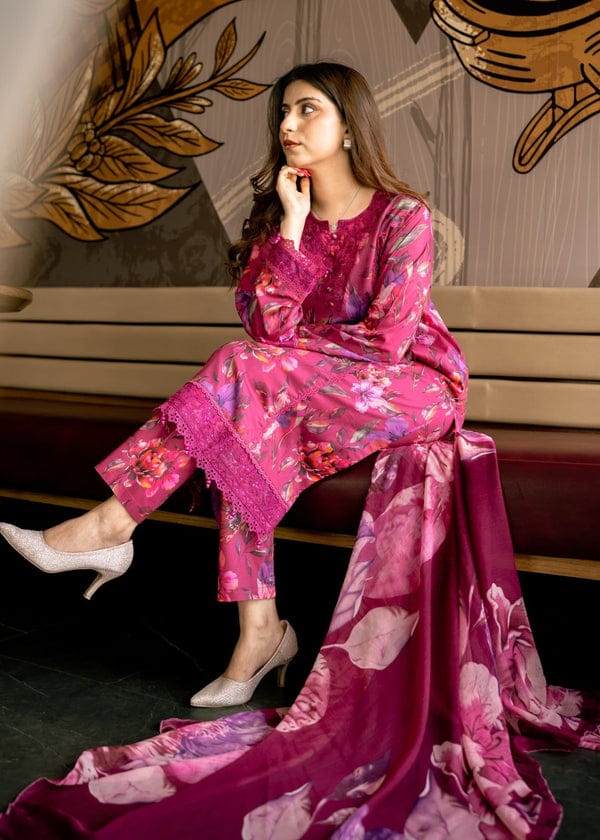 3 Piece Stitched Lawn Pret Collection