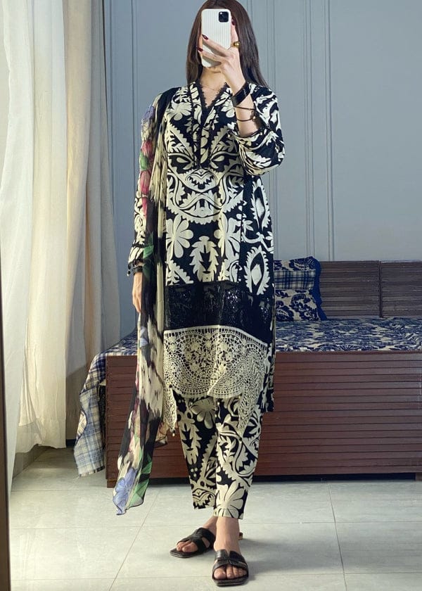 3 Piece Stitched Lawn Pret Collection