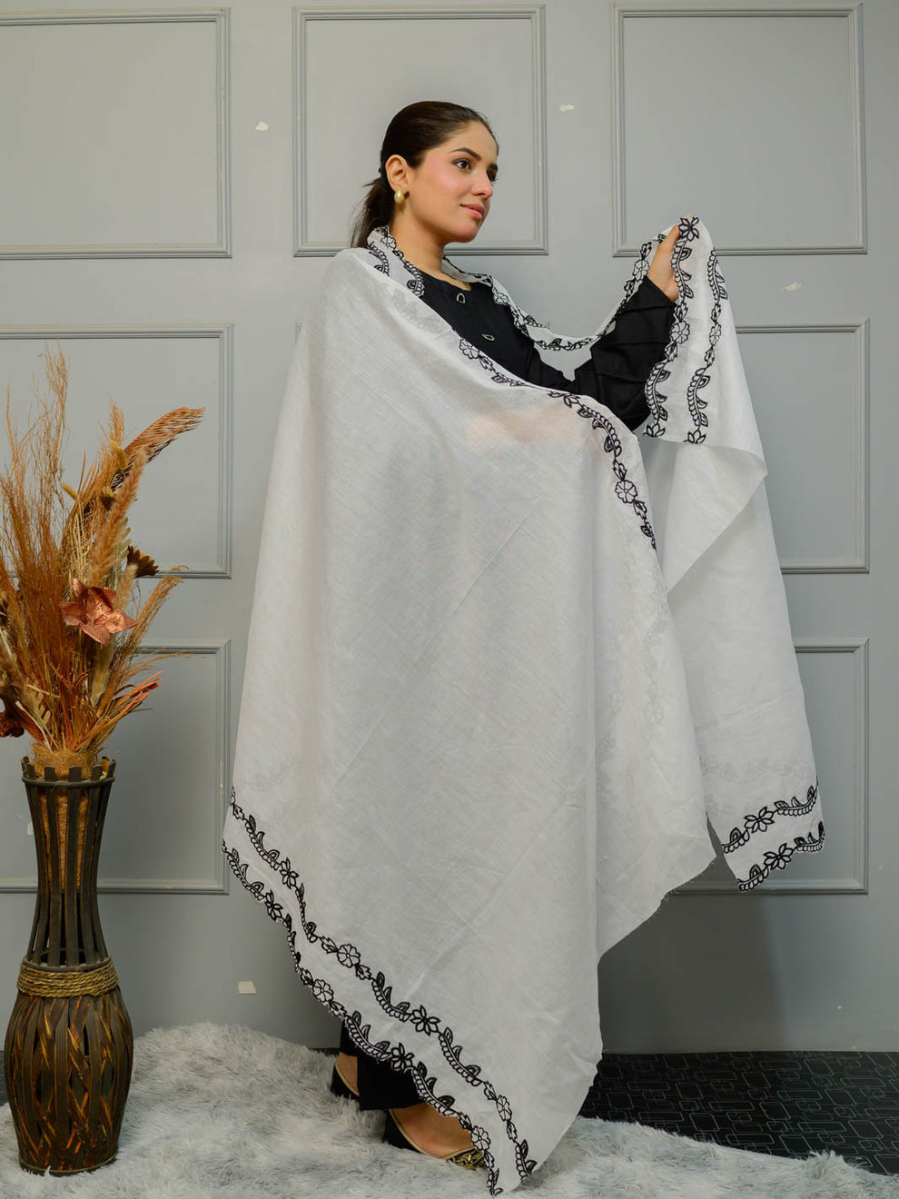 Voile Lawn Dupatta