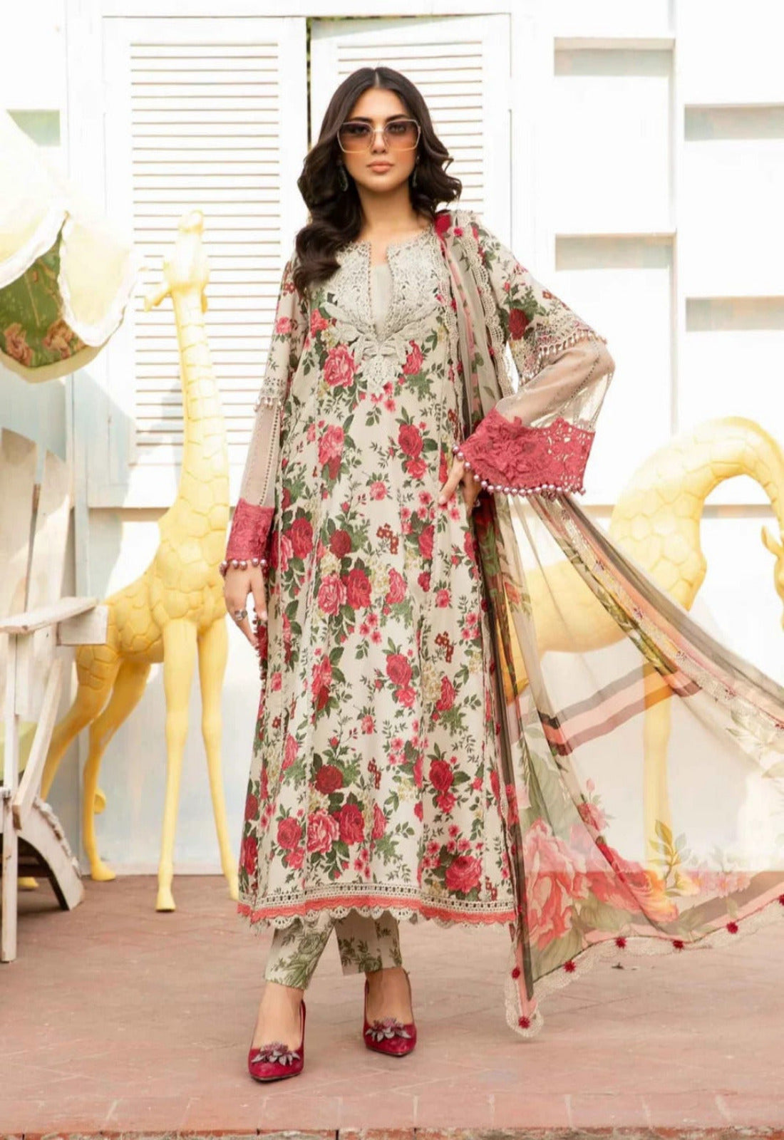 3 Piece Stitched Lawn Pret Collection