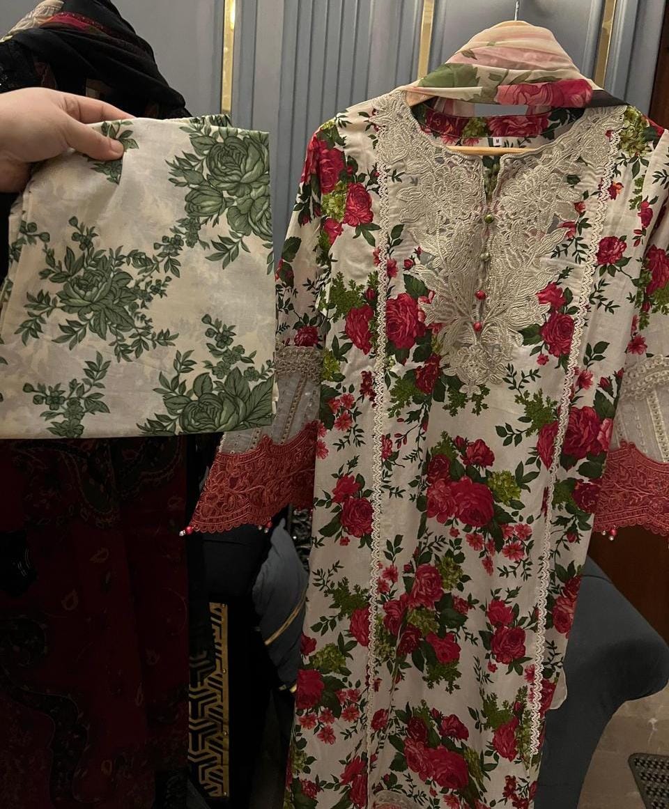3 Piece Stitched Lawn Pret Collection