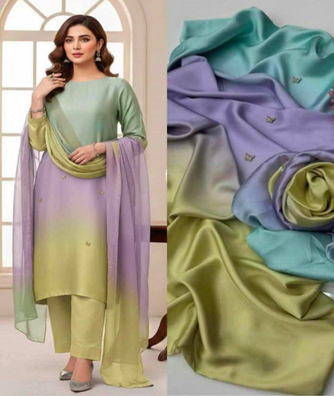 3pc Shamose Silk