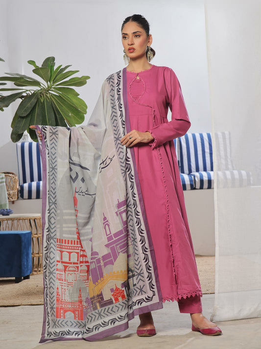 Khuaab lawn odhni