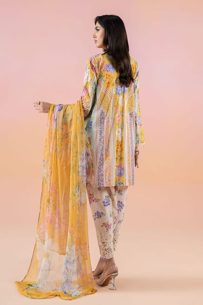 3 Piece Stitched Lawn Pret Collection