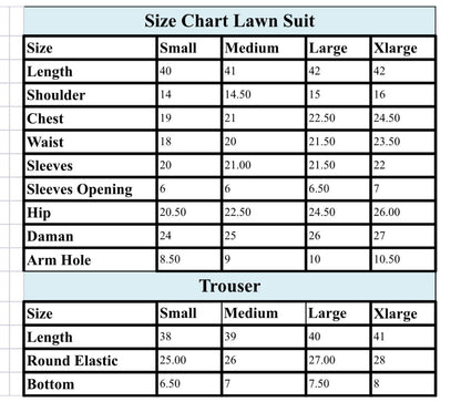 3 Piece Stitched Lawn Pret Collection