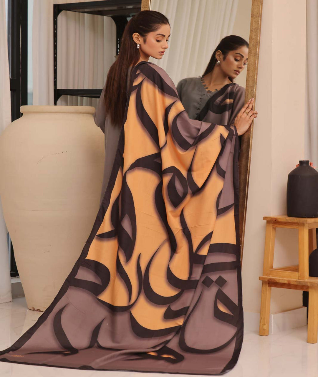 Huroof Silk Dupatta