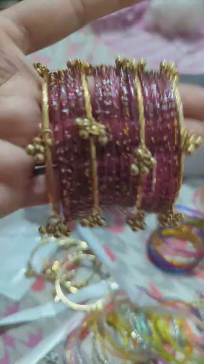 Pakistani Raindrop Bangles Set