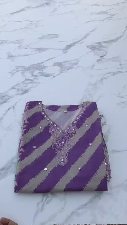 3 Piece Stitched Lawn Pret Collection
