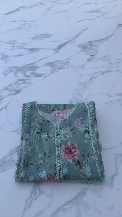 3 Piece Stitched Lawn Pret Collection