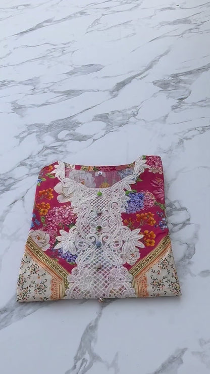 3 Piece Stitched Lawn Pret Collection