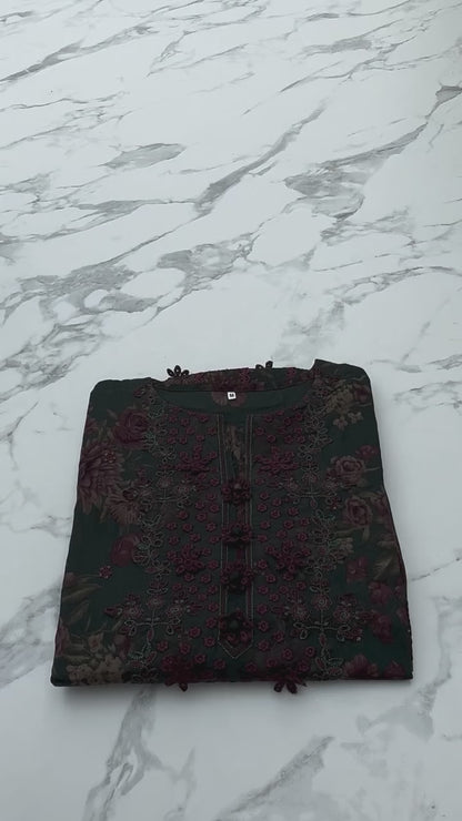 3 Piece Stitched Lawn Pret Collection
