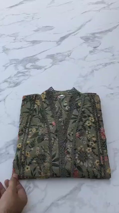 3 Piece Stitched Lawn Pret Collection