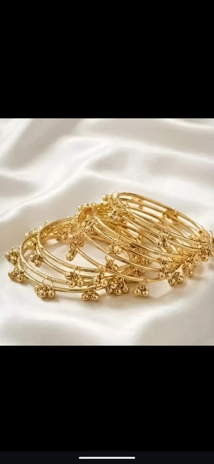 Original Kashmiri Ghongro Bangels (Golden)