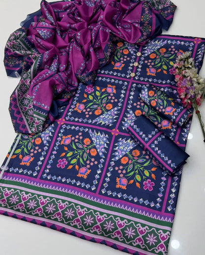3pc Shamose Silk