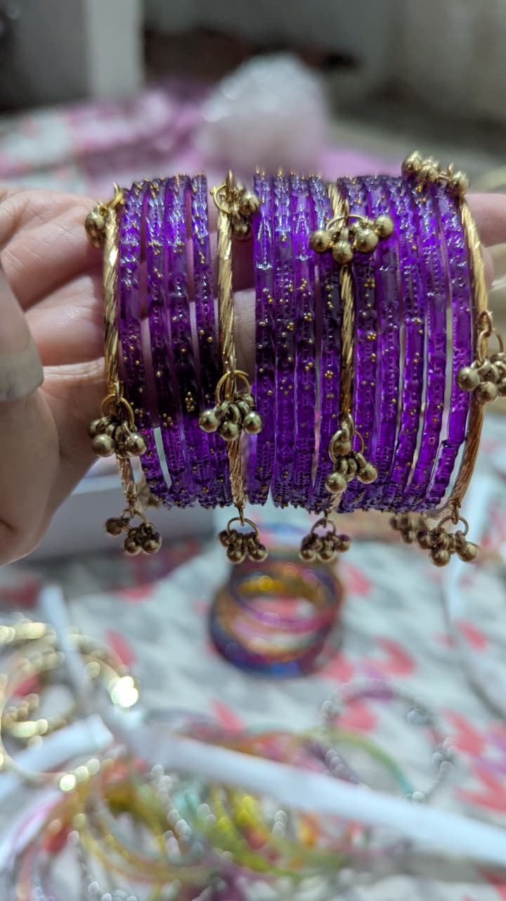 Pakistani Raindrop Bangles Set