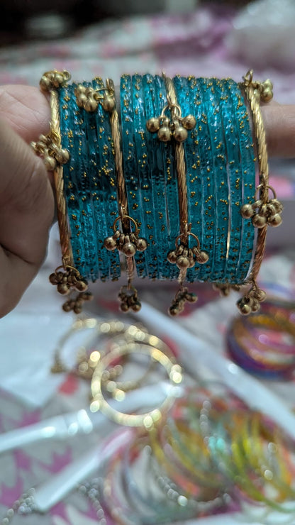 Pakistani Raindrop Bangles Set