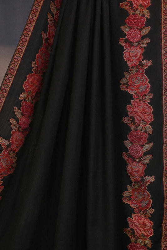 Kaani Pashmina Shawls ( Black)