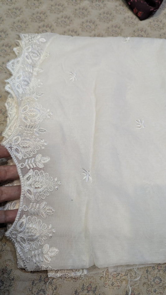 Voile lawn White On White