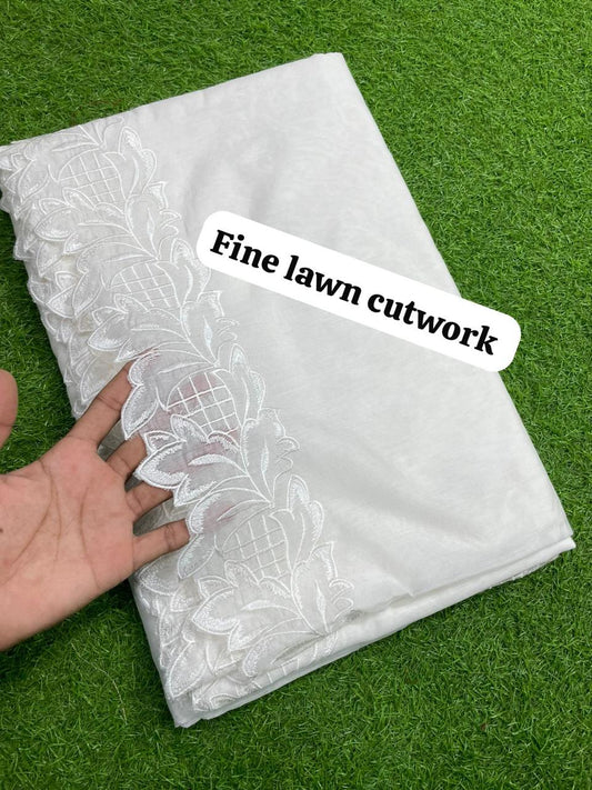 Pure Lawn Dupatta (white)