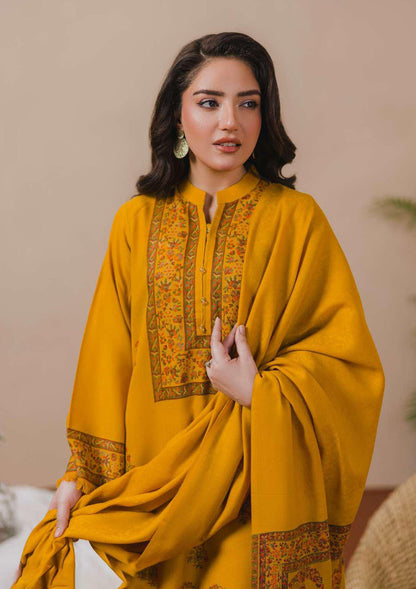 3PC Pashmina Kaani Unstitched Suit