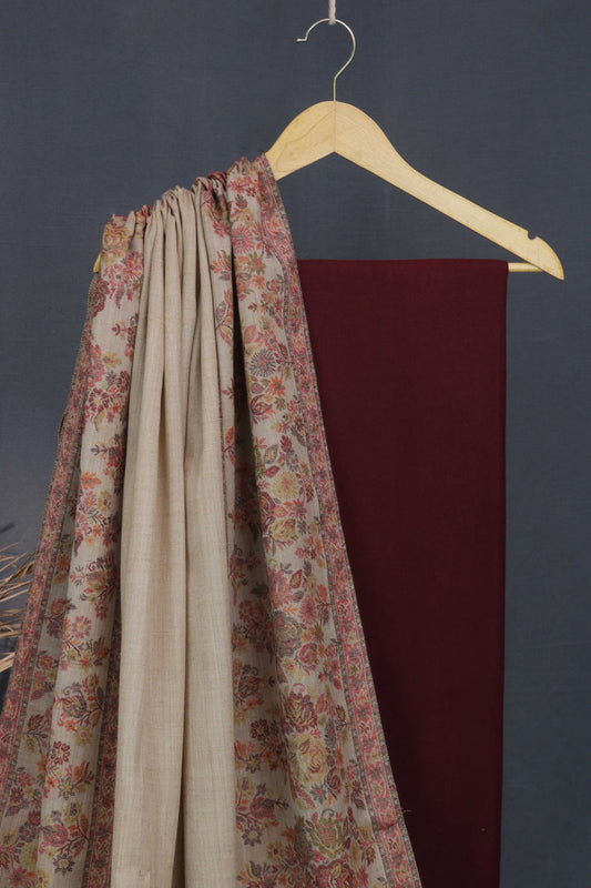 Pashmina Kaani border Shawl