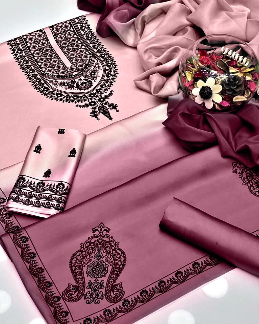 3pc Shamose Silk