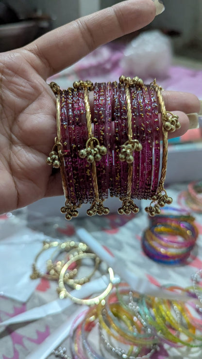 Pakistani Raindrop Bangles Set
