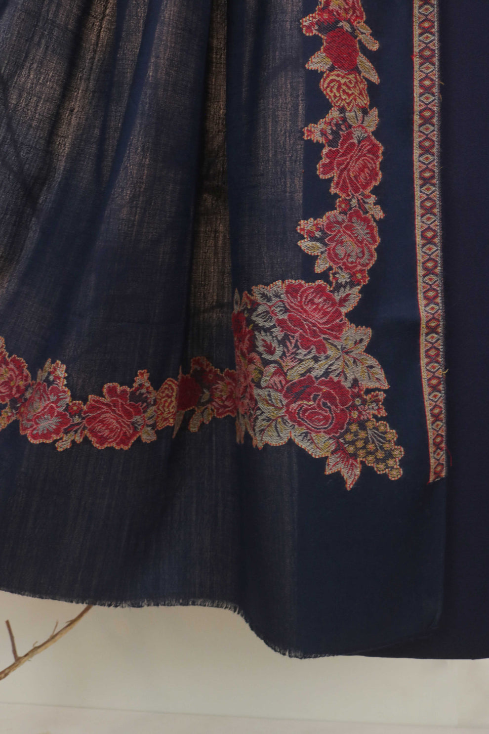 Pashmina Kaani border Shawl