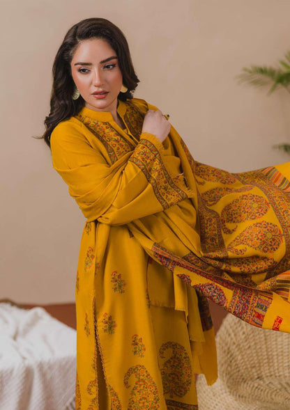 3PC Pashmina Kaani Unstitched Suit