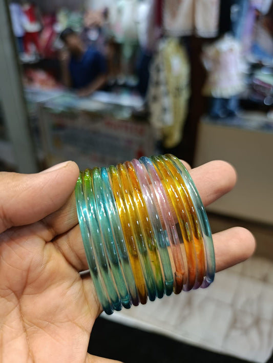 OriginalJelly Indian Raindrops Bangles  (Light Multi)