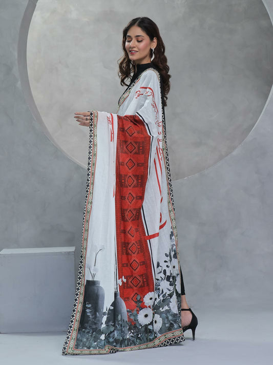 Muskaan lawn odhni