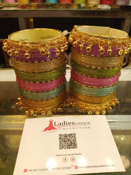 Pakistani Raindrop Bangles Set