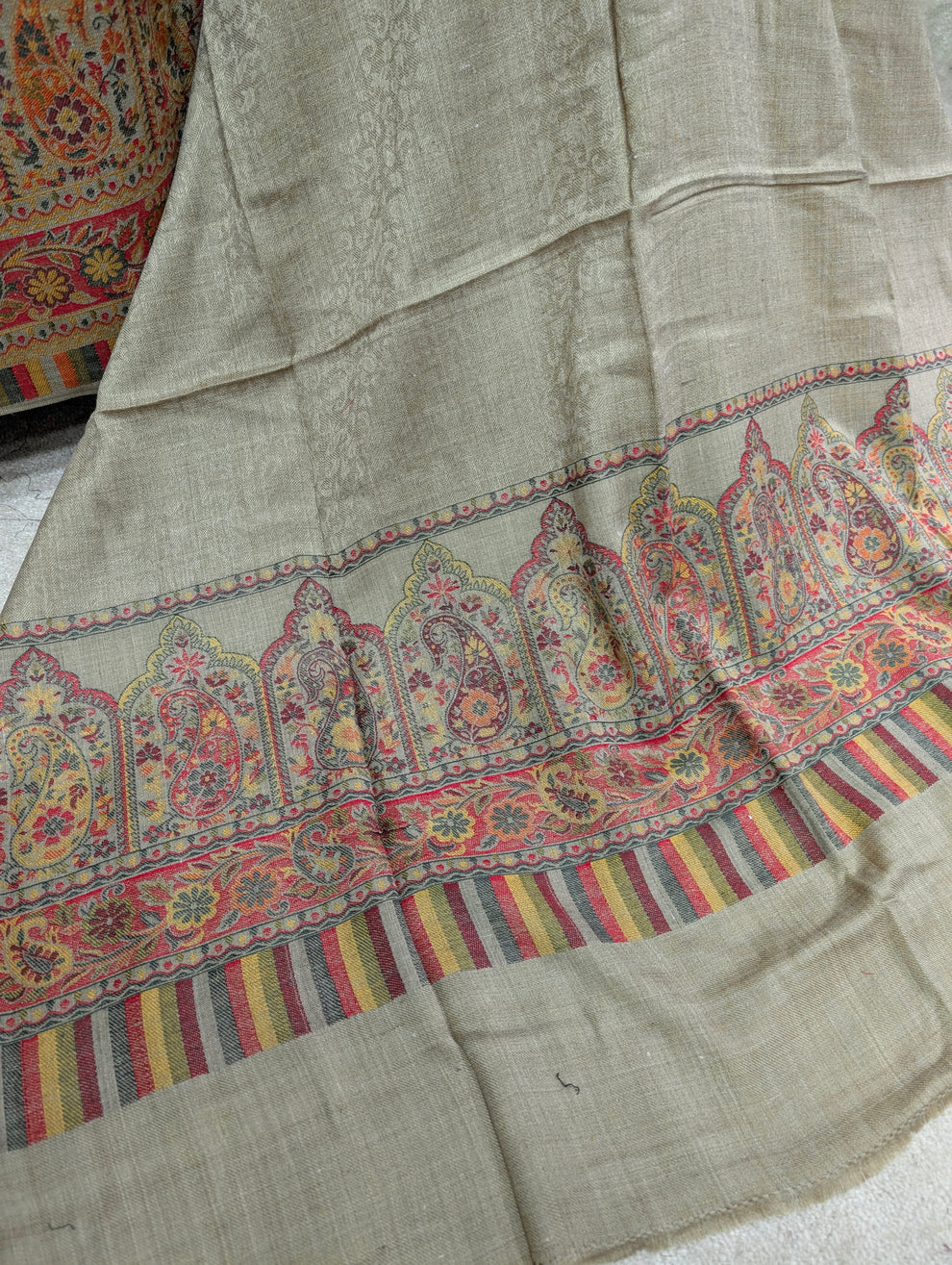 3PC Pashmina Kaani Unstitched Suit