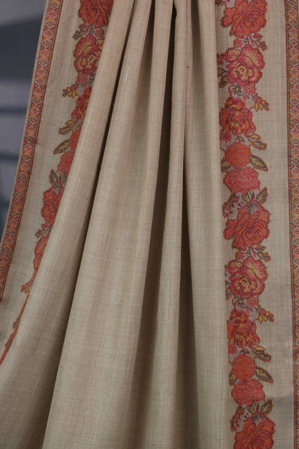 Pashmina Kaani border Shawl