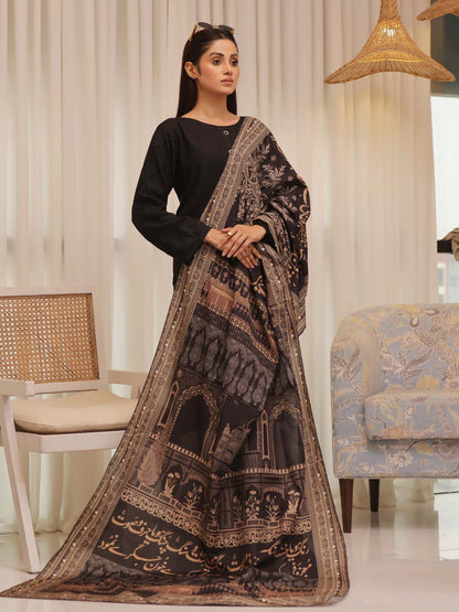 Taj Mahal odhni (Black)