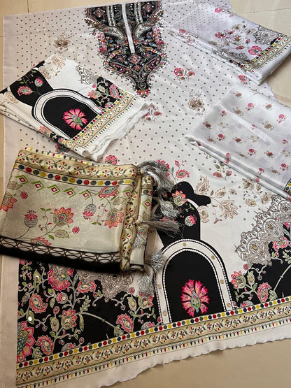 Handwork Shamose Silk 3pc