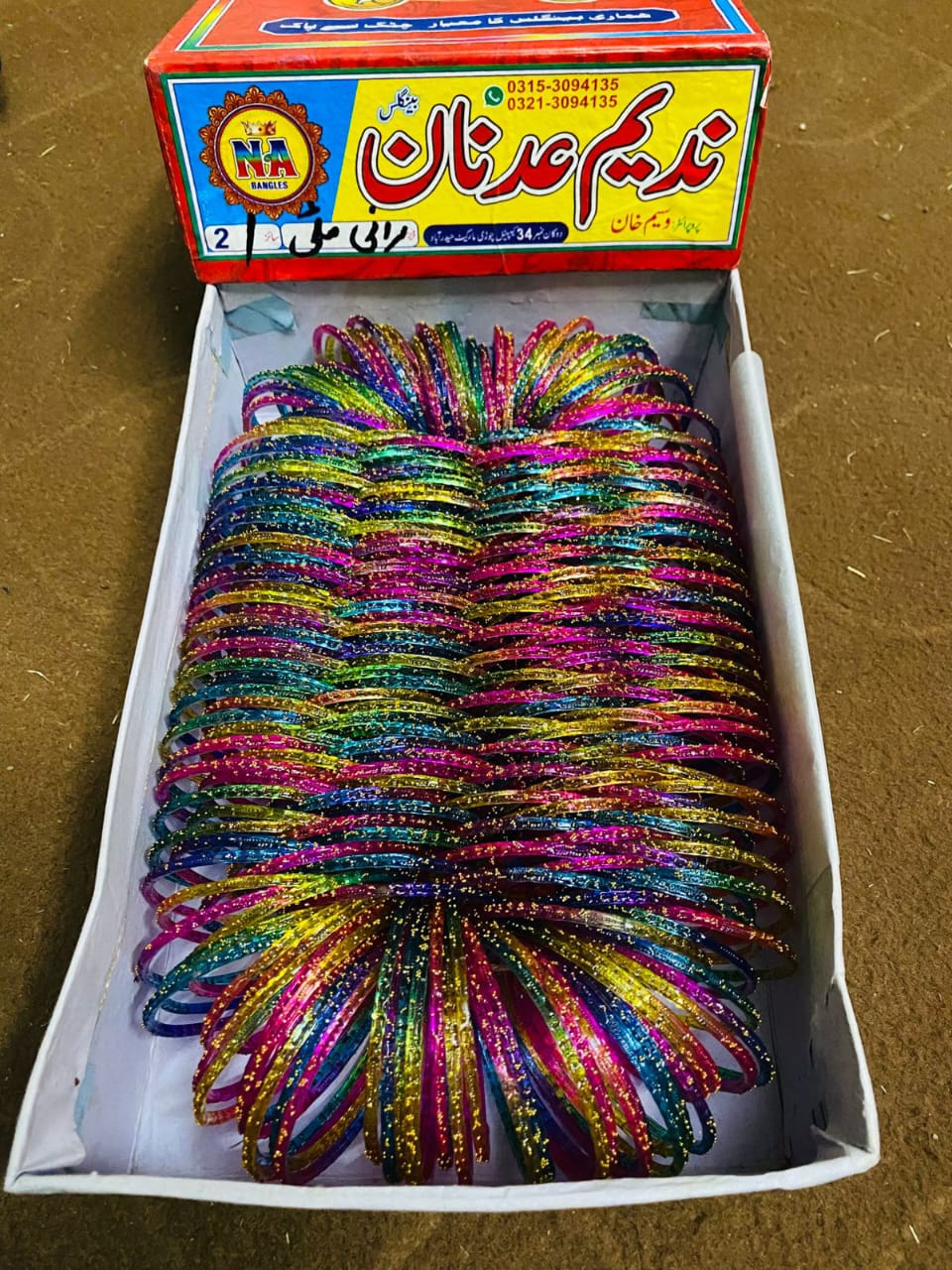 Pakistani Raindrop Bangels 20 dozen box