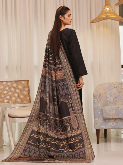 Taj Mahal odhni (Black)
