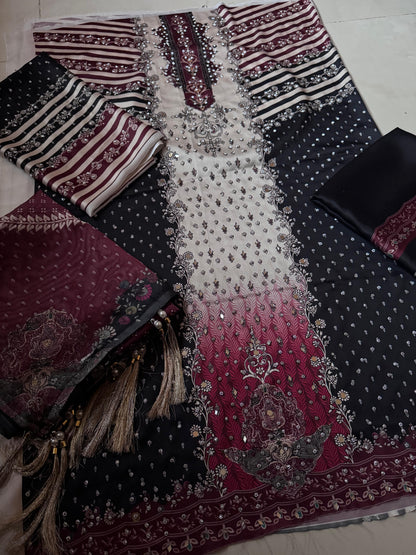 Handwork Shamose Silk 3pc