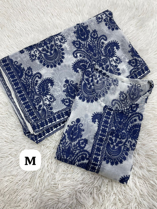 Indian Chiken Kari ( white blue)