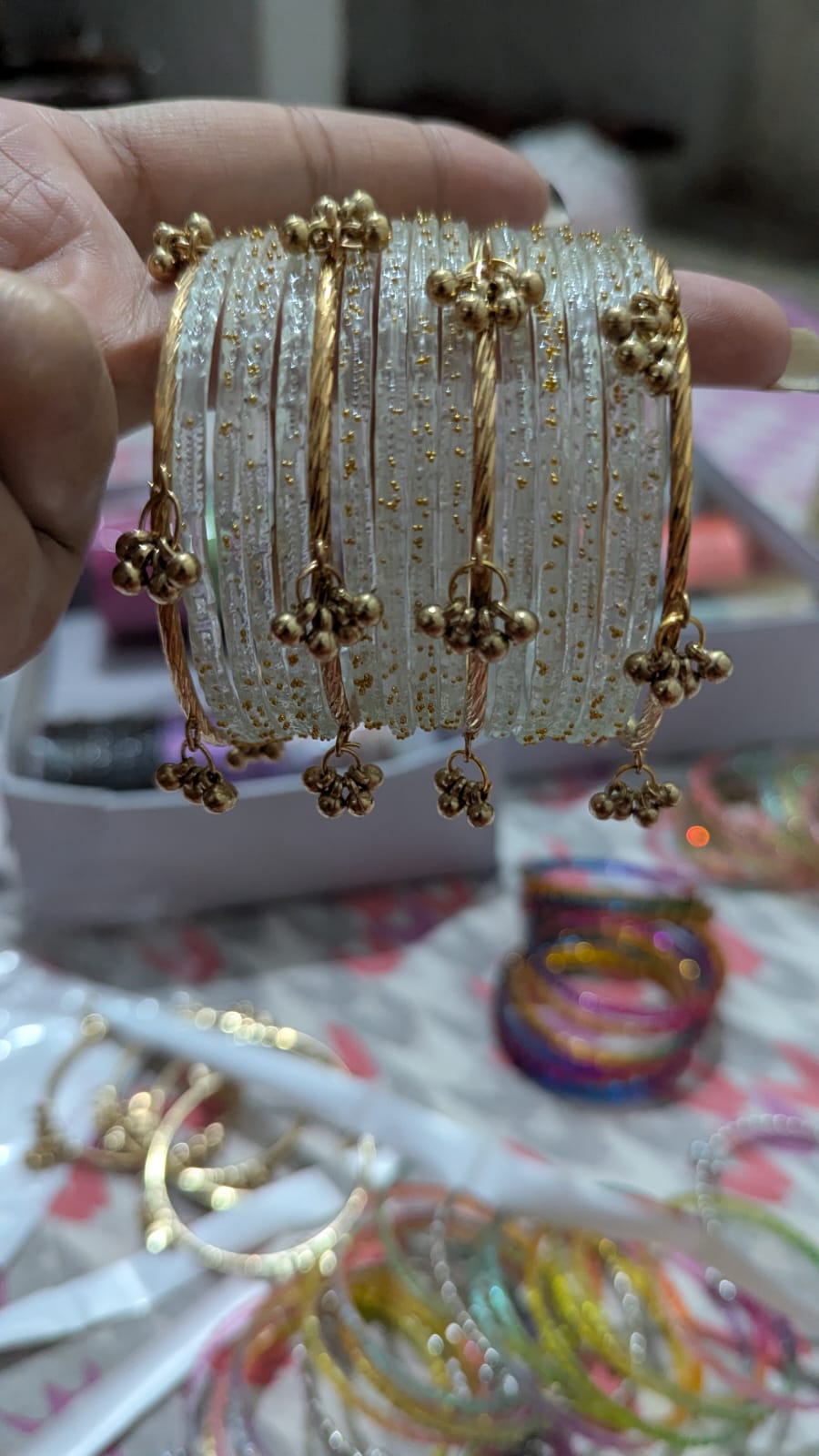 Pakistani Raindrop Bangles Set