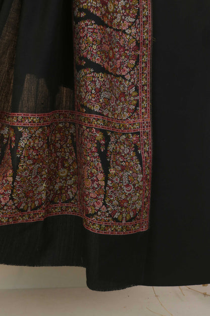 3PC Pashmina Kaani border Unstitched Suit