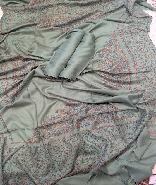 3PC Pashmina Unstitched Suit (Pistashco)